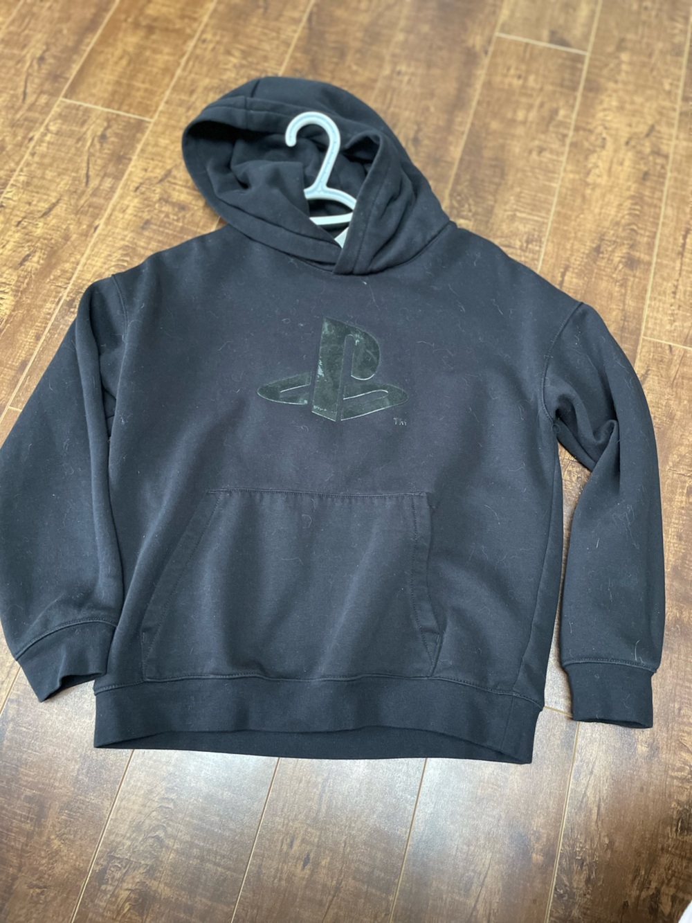 H&M Black Logo Hoodie 10/12